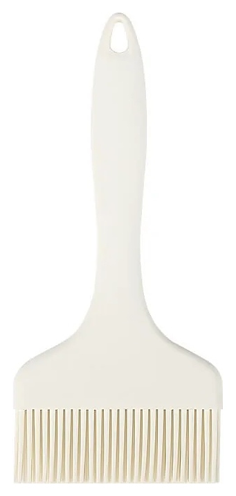 Кисть кондитерская Restopit рп492 l=21 см с щетиной 9х3,2 см (силикон) и пластиковой  рукояткой