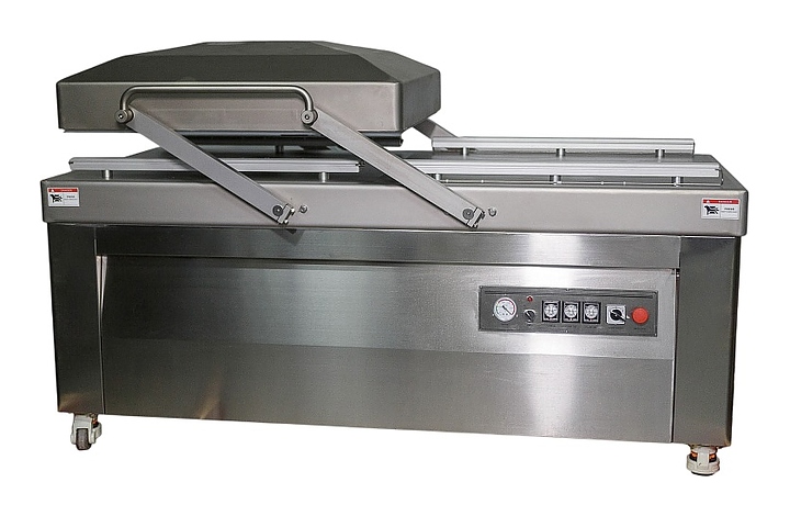 Вакуумный упаковщик Hualian HVC-820S/2B-G (нерж. сталь) с функцией газонаполнения