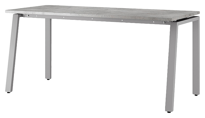 Стол компьютерный КОБОР КAB-120/80 aluminum/chicago