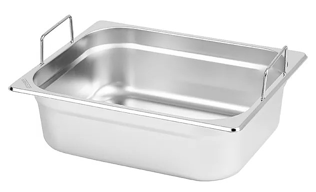 Гастроемкость ProHotel 1/2X10CM-WITH-HANDLE GN 1/2-100 5.7 л (325х265х100 мм) нержавеющая сталь, металлический
