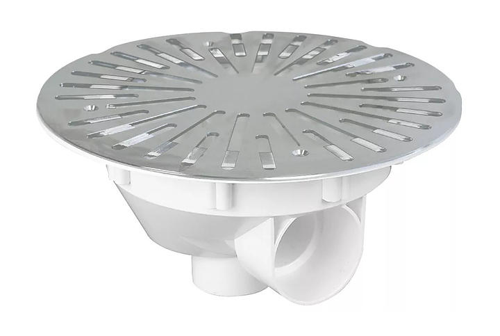 Донный слив для бассейнов BWT Main drain BL311, на клей, под пленку