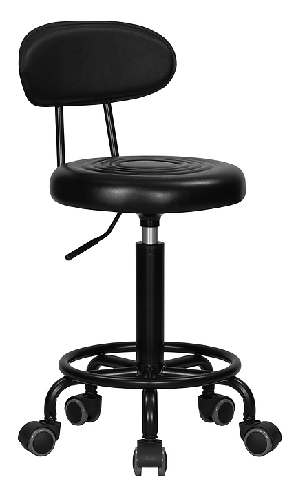 Стул мастера DOBRIN LM-3052 BILLY (черный, черное основание)