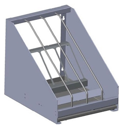 Полка кухонная Assum Премиум ПНД-П-3/4 300х400х300 нержавеющая сталь