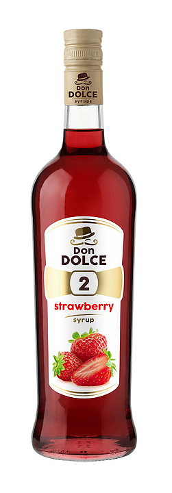 Сироп Don Dolce 75238 Клубника 1 л (бутылка стекло)