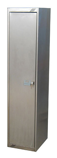 Модульный металлический шкаф КМК завод SL-1 1800×300×495 мм нержавеющая сталь