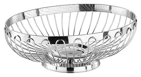 Корзинка для хлеба APS 76470 20,5х15,5 h=7 см (нерж. сталь) овальная