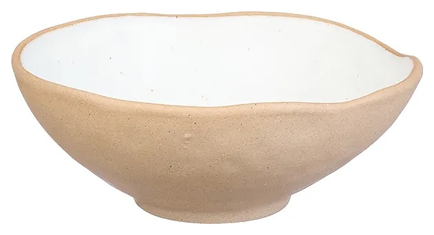 Салатник Kunstwerk Grasp 20728/white 280 мл d=14 см h=5,5 см (керамика) белый