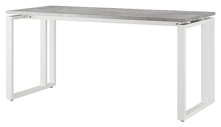 Стол офисный КОБОР O2-120/80 white/chicago