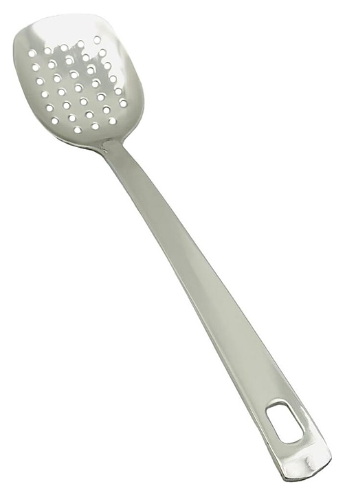 Ложка гарнирная P.L. Proff Cuisine EBUA-06S / Djeni Blunt Square Tip l=26 см перфорированная (нерж. сталь)