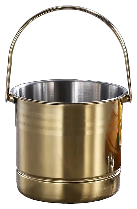 Ведро для льда Restopit бк243 1 л d=14 см h=14 см (нерж. сталь) золотистое