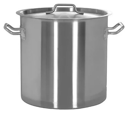 Кастрюля-котел Restopit рп418/2 37 л d=36 см h=36 см с крышкой (нерж. сталь) (с уценкой)