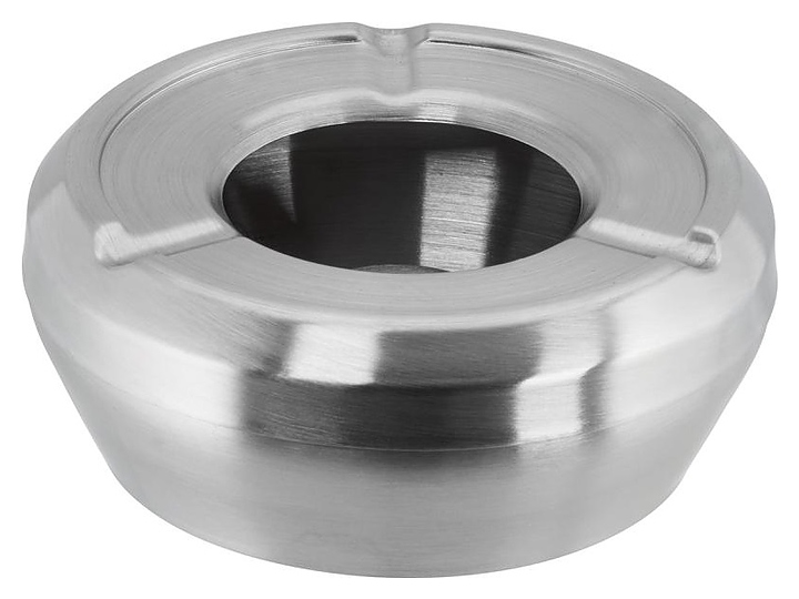 Пепельница APS 46767 d=9,8 см h=4,3 см штабелируемая (нерж. сталь) полированная сталь