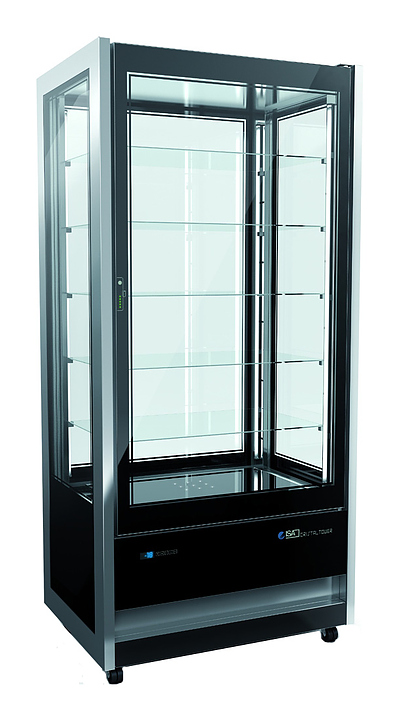 Шкаф кондитерский для шоколада ISA Cristal Tower 93 H206 RV CH