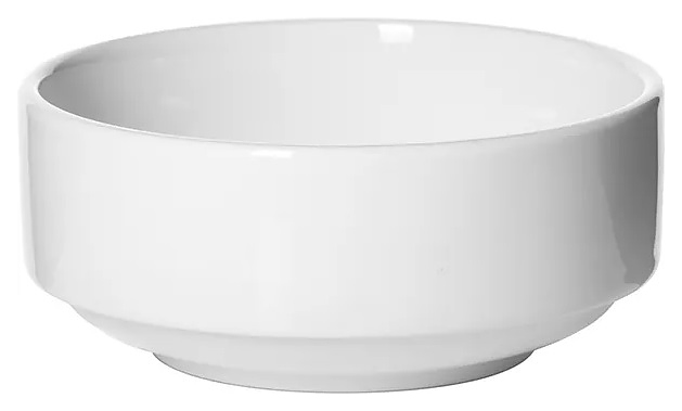 Салатник Kunstwerk A2788 370 мл d=12 см h=4,5 см (фарфор) белый