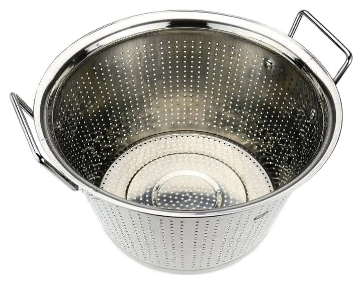 Дуршлаг Restopit рп319 Профи d=34 см (нерж. сталь) с отверстиями 2 мм