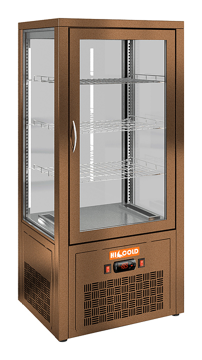 Витрина холодильная HICOLD VRC 100 Bronze