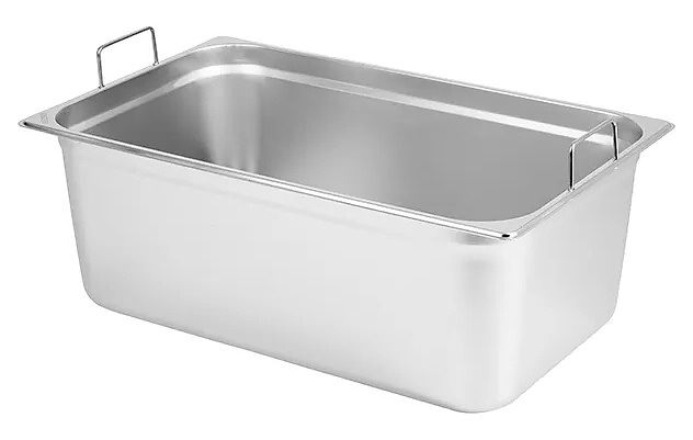 Гастроемкость ProHotel 1/1X20CM-HANDLE GN 1/1-200 26.5 л (530х325х200 мм) нержавеющая сталь, металлический