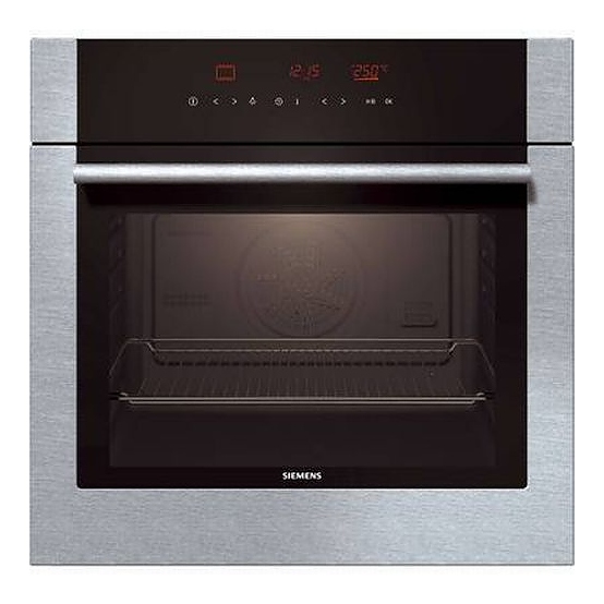 Независимый электрический духовой шкаф Siemens HB 770560 E