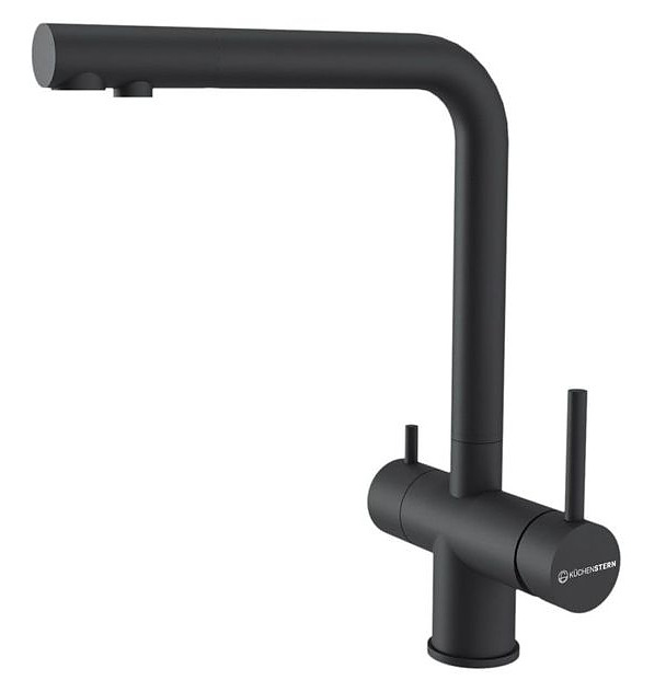 Смеситель для кухни KUCHENSTERN 401BL40 FOKUS-FS черный