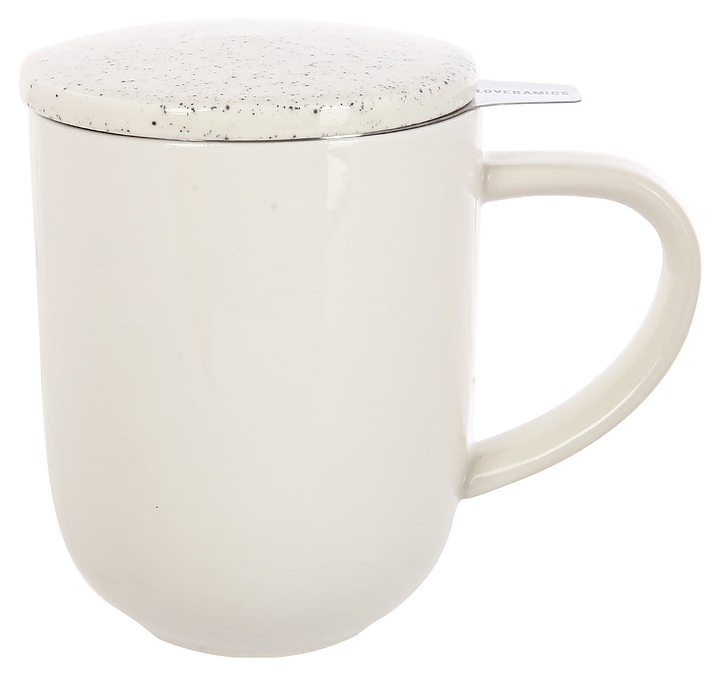 Кружка заварочная Loveramics Pro Tea C097-65ACR 300 мл (фарфор) бежевая (beige) и фильтром (нерж. сталь)