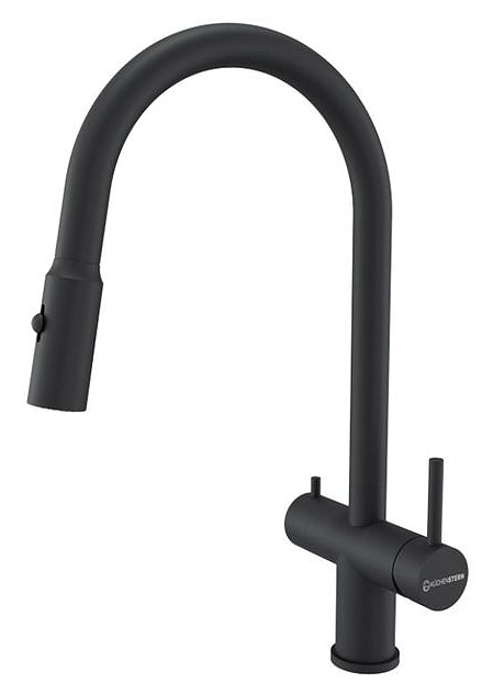 Смеситель для кухни KUCHENSTERN 751BL80 BRUNN-FS черный