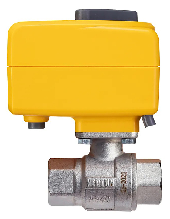 Кран шаровой Neptun PROFI 220В 1/2 (Ду 15 Ру 40 ВР, нерж)