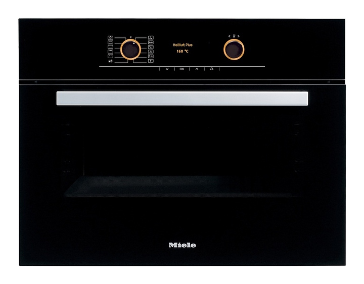 Компактный независимый электрический духовой шкаф Miele H 5061 B черный
