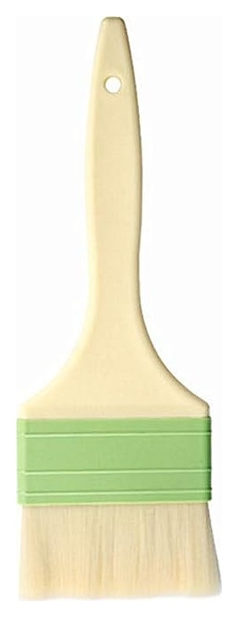 Кисть кондитерская Restopit рп869 l=23 см с натуральной щетиной 8 см и пластиковой  рукояткой