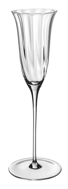 Бокал-флюте для шампанского MGline Флауэр 79252 100 мл d 60 мм h 220 мм (хрустальное стекло)