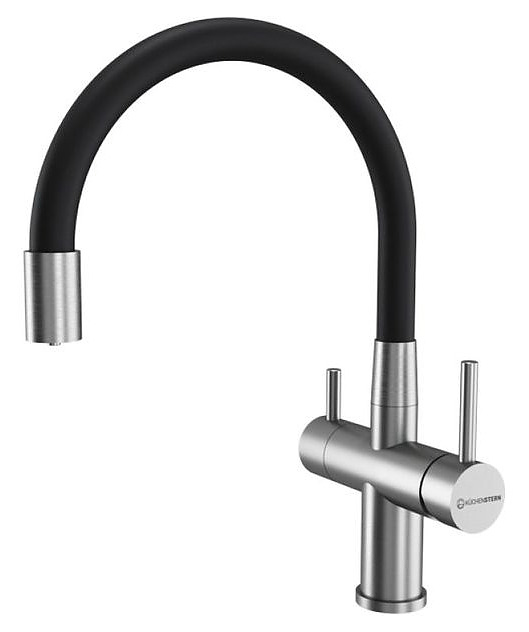 Смеситель для кухни KUCHENSTERN 750SS80 WURM-FE нержавеющая сталь