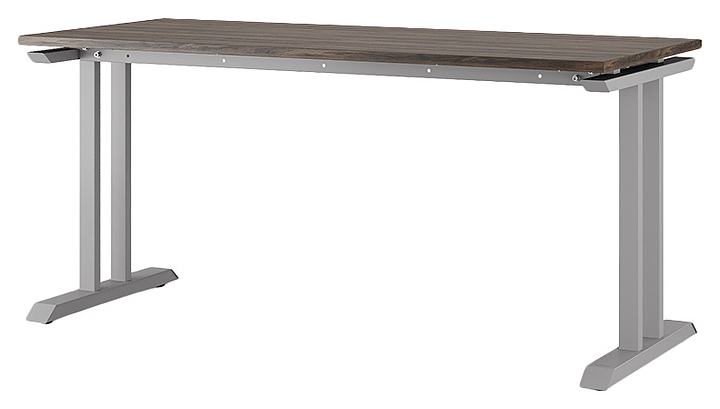 Стол компьютерный КОБОР КT-140/60 aluminum/charlston