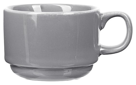 Чашка кофейная Corone Colore LQ-SK0051-431C 90 мл серая
