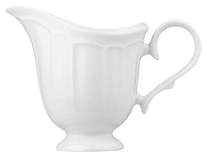 Молочник Noble Bella 305802А 70 мл 14,5х6,7 см h=10 см (фарфор) белый