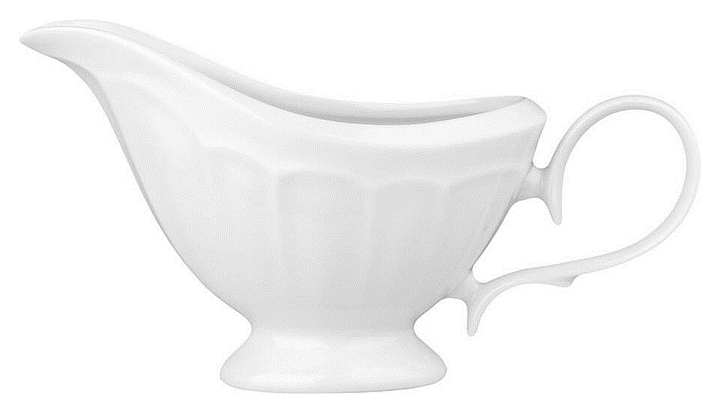 Соусник Noble Bella 305603А 220 мл 19,8х8 см h=10,4 см (фарфор) белый