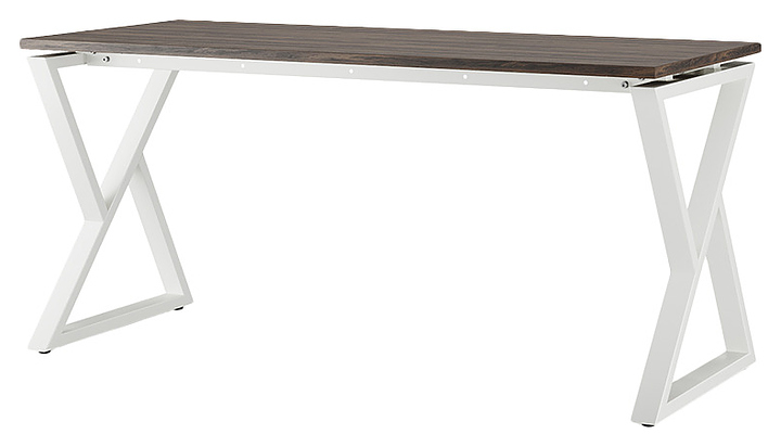 Стол компьютерный КОБОР КW-120/80 white/charlston