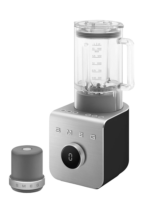 Блендер SMEG Collezione BLC02BLMEU 1.5 л, черный матовый