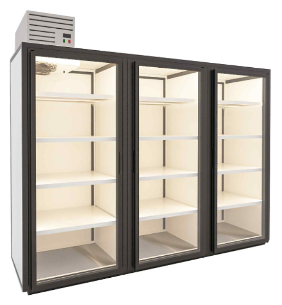 Шкаф холодильный Berk ШХС-2.7 стекло, подсветка (модель №24)
