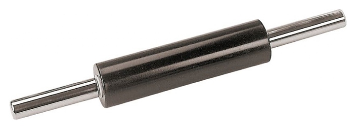 Скалка Restopit рп1071 l=25 см d=6,3 см (нерж. сталь с антипригарным покрытием) с крутящимися рукоятками