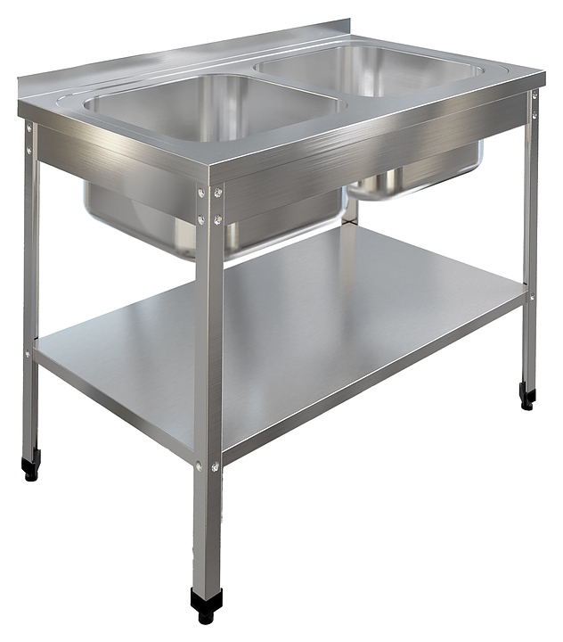 Ванна моечная Restoinox ВМЦ-2/13/7-БП-ЭЦ