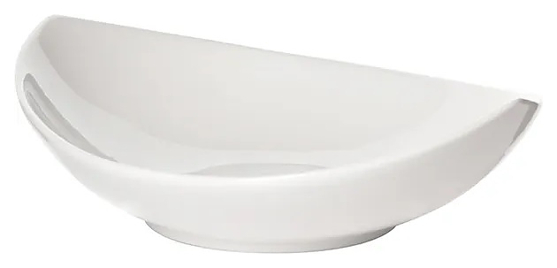 Салатник Kunstwerk A5467 1000 мл 27х23,5 см h=6,5 см (фарфор) белый