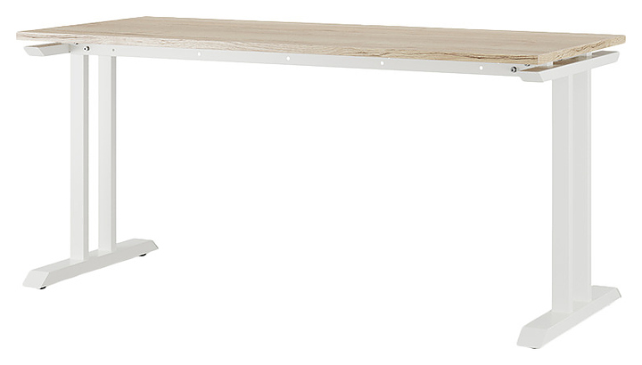 Стол компьютерный КОБОР KT-140/80 white/natural