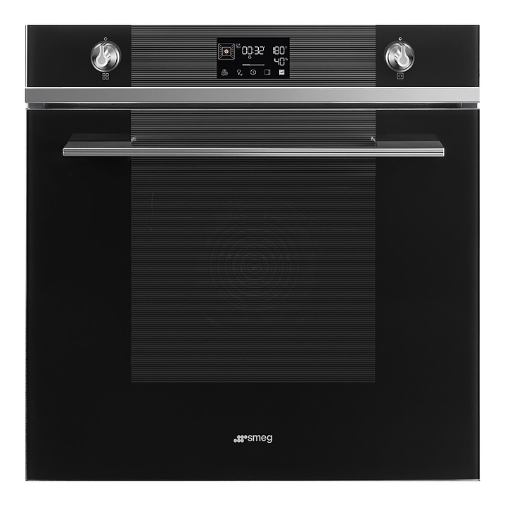 Духовой шкаф SMEG SOP6102S2PN черное стекло