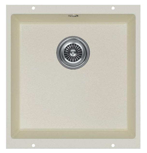 Кухонная мойка KUCHENSTERN 100JS10 UNDER 50 Ku-Granit 430х460х190 мм жасмин