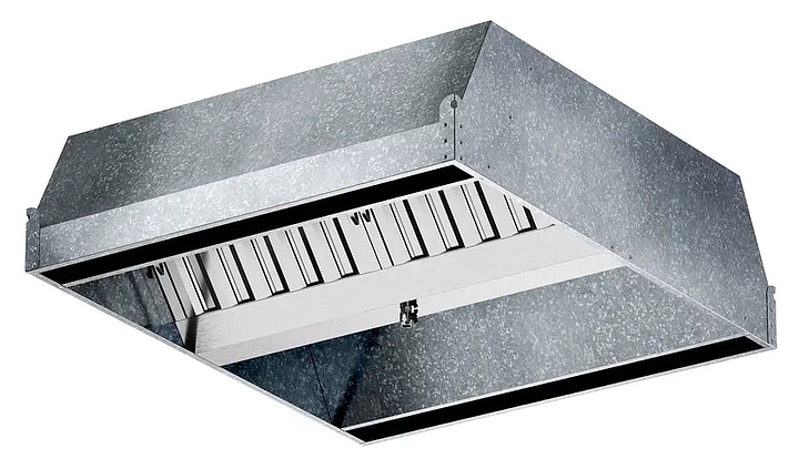 Зонт приточно-вытяжной островной Мебель Фронт ЗВЦП 04 (2000х1800х400 мм)