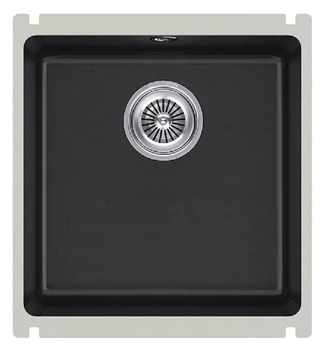 Кухонная мойка KUCHENSTERN 300KB30 SUBKERAM 45 KeraPlus 414х456х185 мм черный