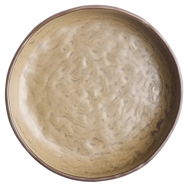 Тарелка Kunstwerk Grasp 20734/brown d=19 см h=4 см (керамика) коричневая