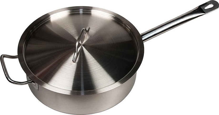 FZA330105 7, 4 л 30*10, 5 (нерж. сталь) с крышкой