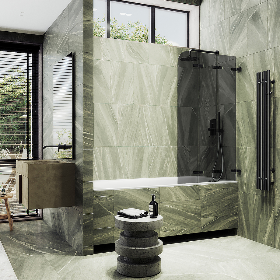 MGV-583-6 75х140 см, 3 секции, складная, графит, черный