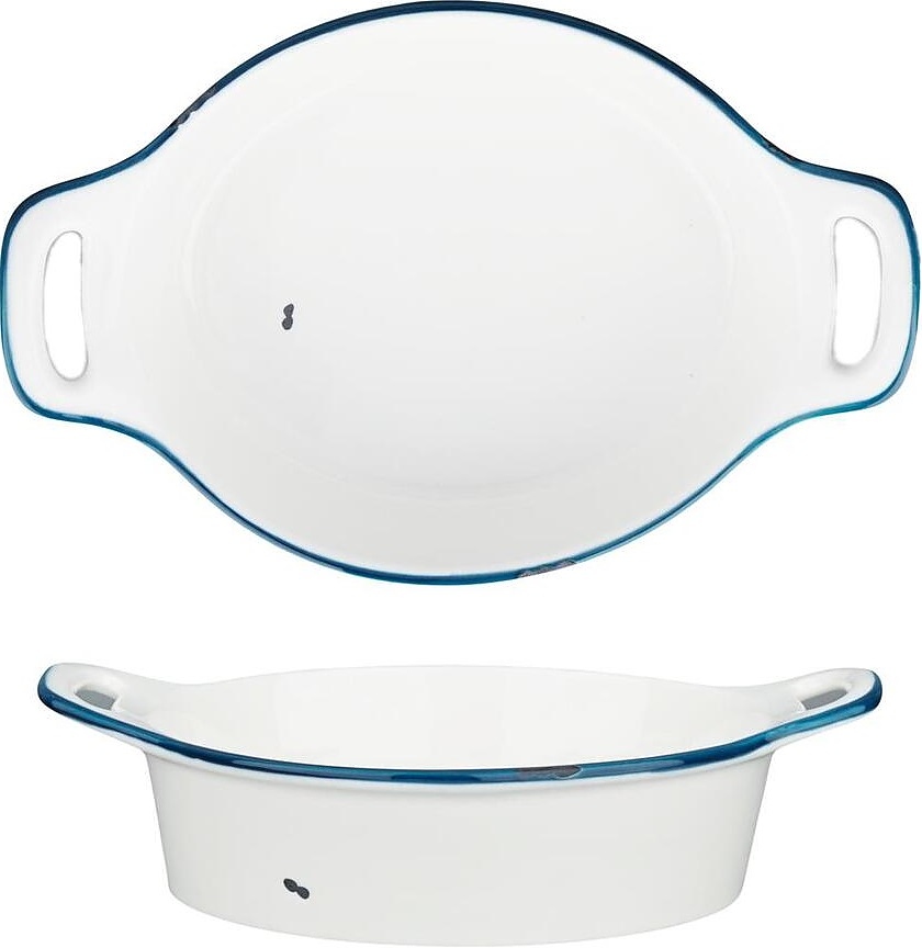 WM5228925-SH108 Bakery Fusion 880 мл 25х16, 1 см h = 5, 5 см (фарфор) овальное с ручками