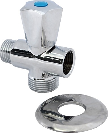 007-0016, PN 1 МПа, 1/2"НР - 1/2"ВР - 3/4"НР, 1046-01 трехходовой латунный